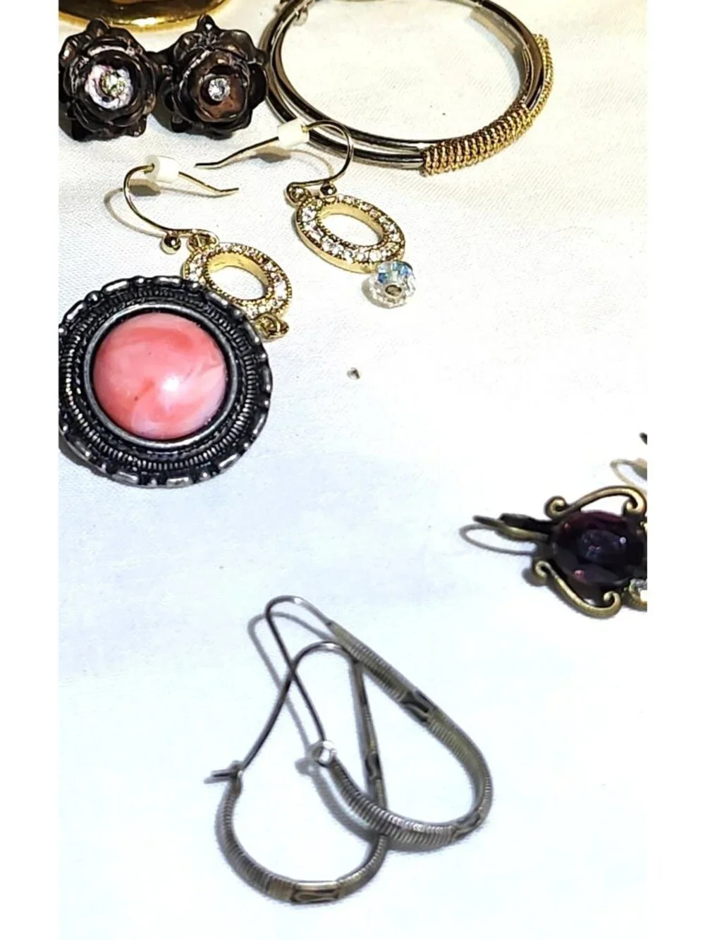 Vintage & Modern Pierced Earrings Lot - 21 Pairs Joan Rivers Kirks Folly TAT 925
